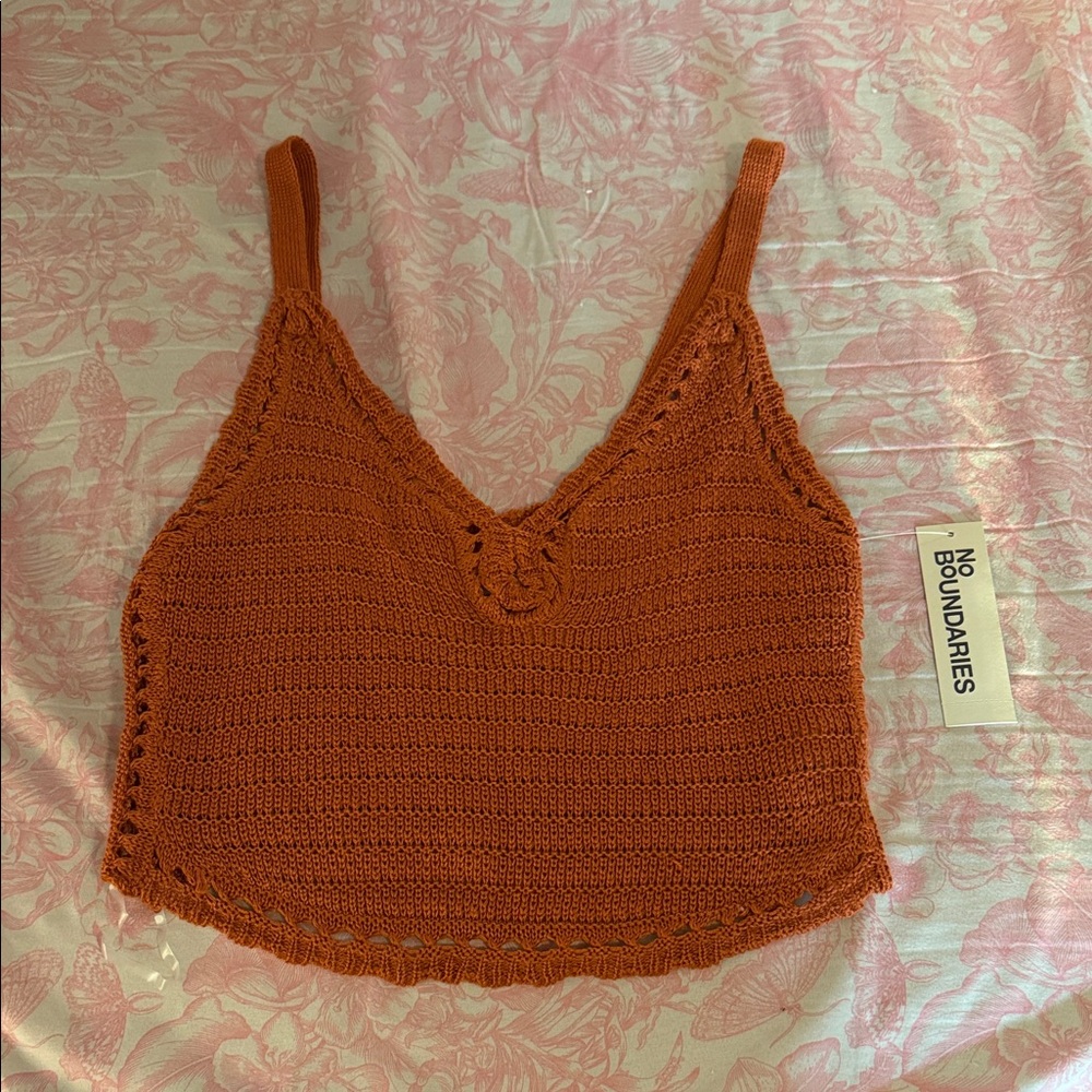 NWT Crocheted tank top